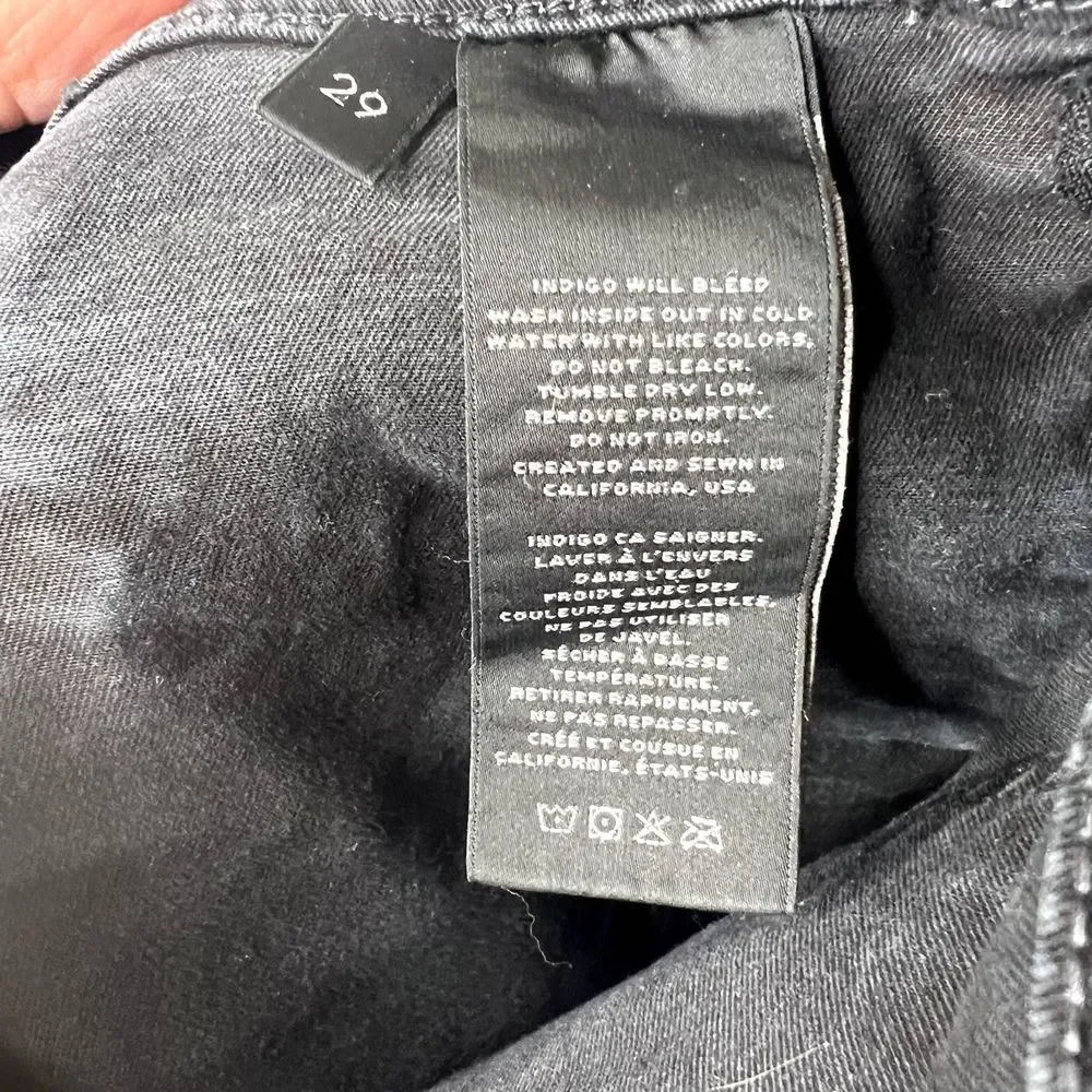 J Brand‎ Genesis Utility Black Pants Skinny Ankle Size 29 - Picture 9 of 10
